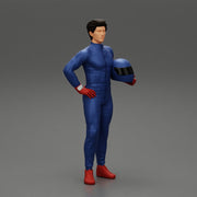 motorbike carrying his helmet - Only-Games
