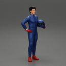 motorbike carrying his helmet - Only-Games