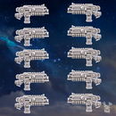 White Fangs Hunters Rifles Set x10 - Only-Games