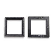 25–30mm Square Base Adapters | Injection Moulded | No Rebasing Required | Fits Popular Fantasy Miniatures - Only-Games