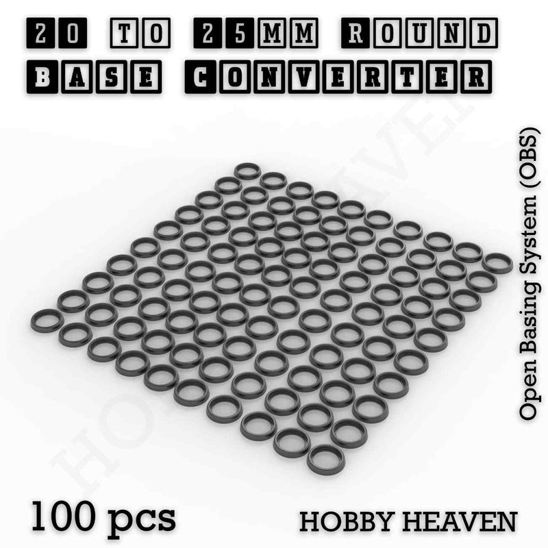 Round Bases Size Converters Round to Round 3d Print Full Range - Only-Games