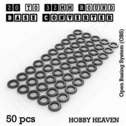 Round Bases Size Converters Round to Round 3d Print Full Range - Only-Games