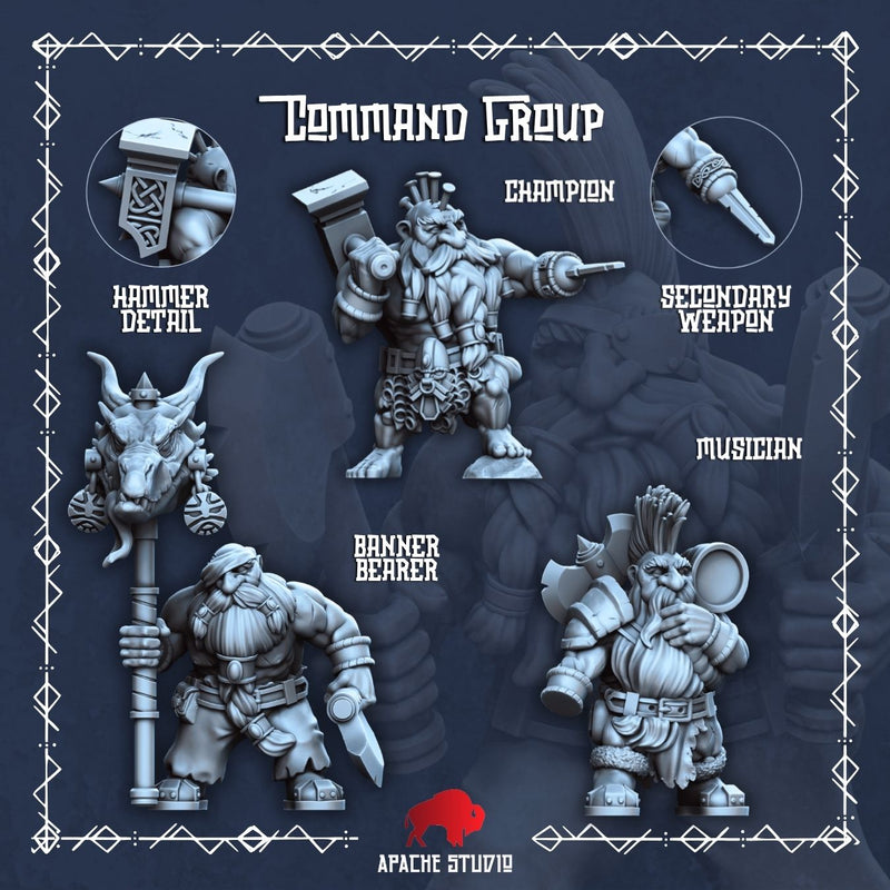 Forgeborn Clan II: Beast Slayers (dwarf unit) - Only-Games