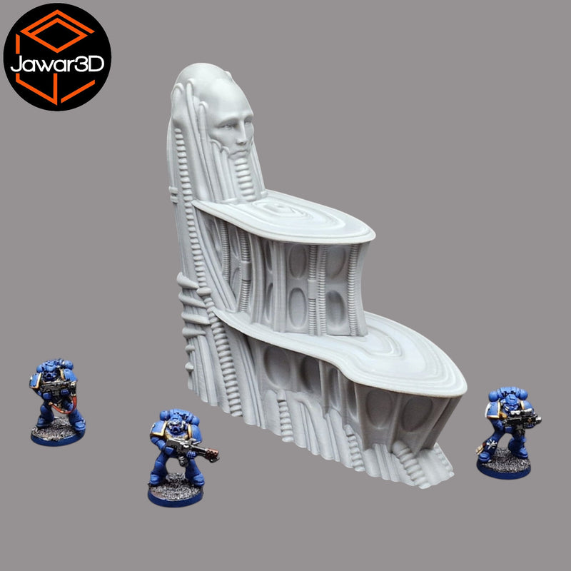 Lyra Balcony - 28mm Wargaming Scatter Terrain Scenery Tabletop Miniature - Only-Games