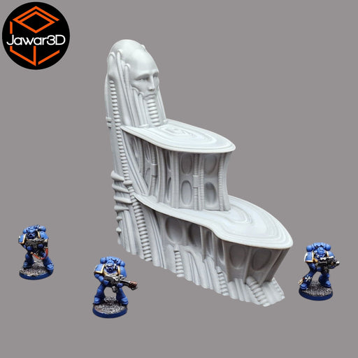 Lyra Balcony - 28mm Wargaming Scatter Terrain Scenery Tabletop Miniature - Only-Games