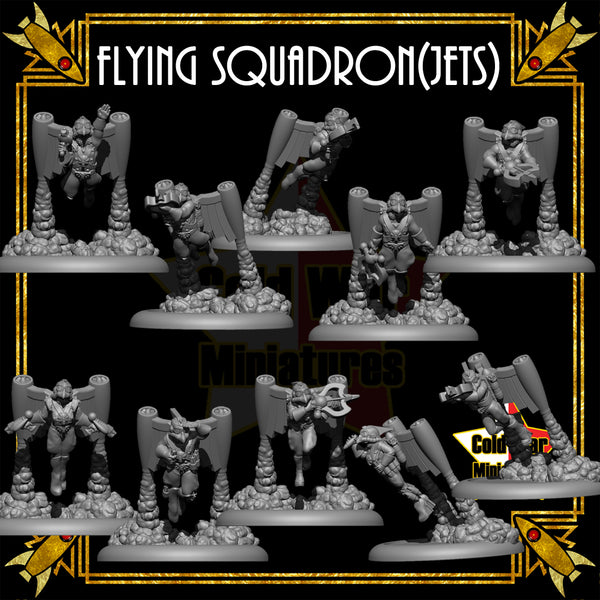 Hawkman Squadron in Flight (jets) - Only-Games