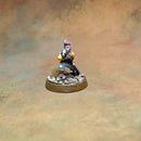 Halfling female Bard/Singer (32mm scale presupported miniature)
