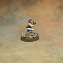 Halfling female Bard/Singer (32mm scale presupported miniature)