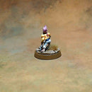 Halfling female Bard/Singer (32mm scale presupported miniature)