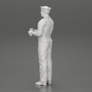 navy holding binoculars - Only-Games