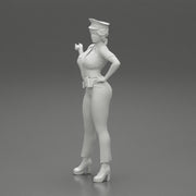 sexy officer police woman posing - Only-Games