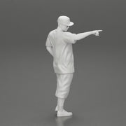 Gangster homie in cap pointing his finger at somebody - Only-Games
