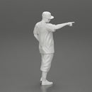 Gangster homie in cap pointing his finger at somebody - Only-Games