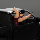 Gangster man in cap shooting gun leaning out the window of the car - Only-Games