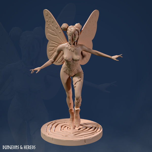 Fairy - Pixie - Fae - Female Fairy - Fairyland - Fairy - Pixie - Character - Stl - Faerie - DnD