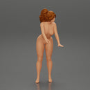 Naked Sexy Girl in short putting gas in car at gasoline station - Only-Games