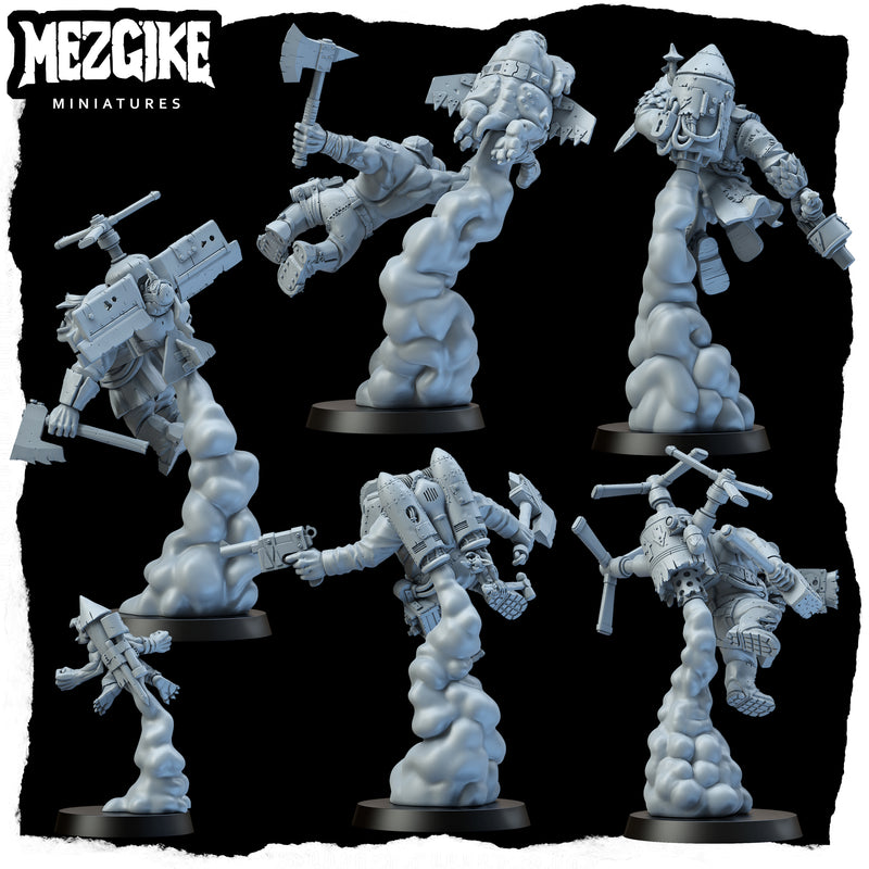 Jump boyz mob B (6 physical miniatures)