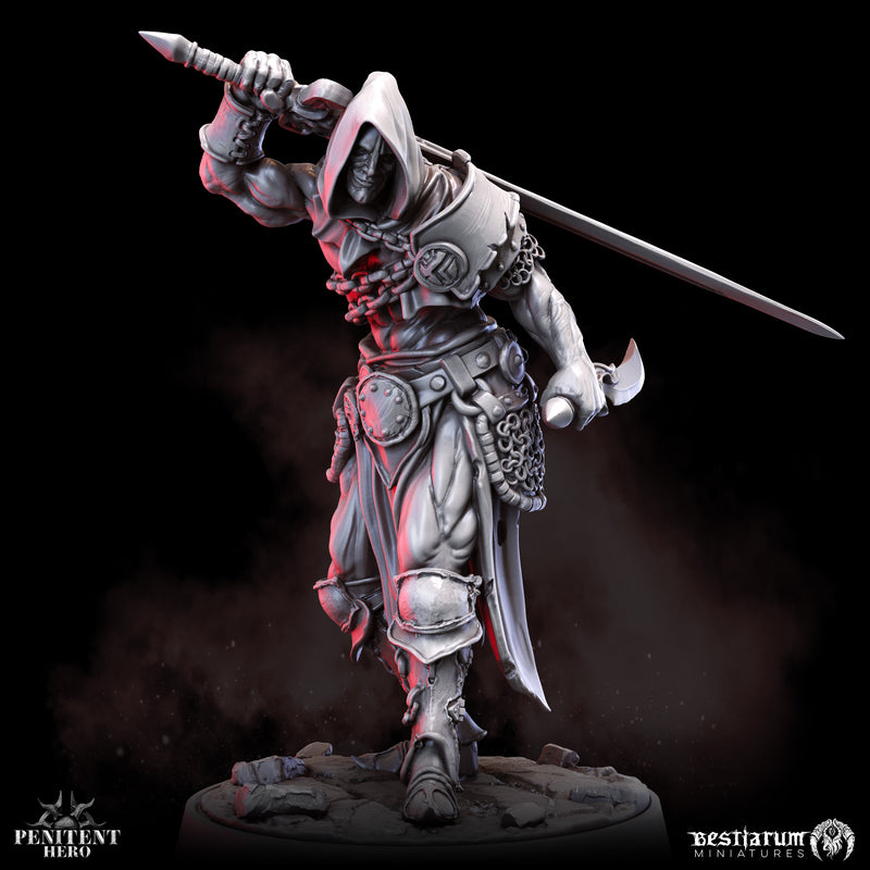 Grimdark Hero Pack | Bestiarum | Wargaming DnD Miniatures - Only-Games
