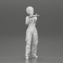 Armed black girl going to shoot a gun in bra - Only-Games