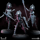 Grimdark Pleasure Warriors | Bestiarum | Wargaming DnD Miniatures