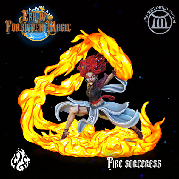 Fire Genasi Sorceress - Only-Games