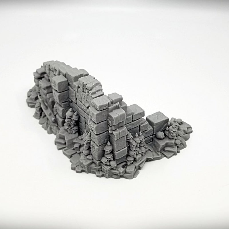 Basic Corner Wall A: Ancient Ruins GRIMDARK Terrain Set - Only-Games