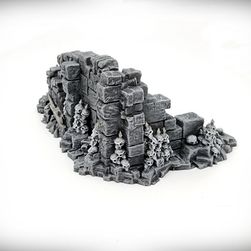 Basic Corner Wall A: Ancient Ruins GRIMDARK Terrain Set - Only-Games