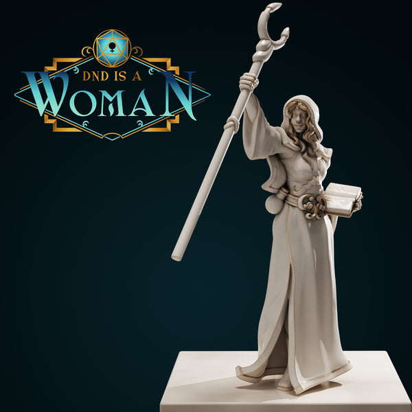 Drow Wizard - Lucasina - 28mm / 32mm / 75mm - Only-Games