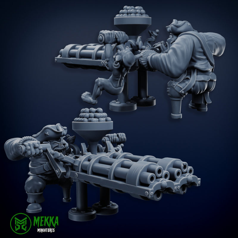 Orc Pirate Twin Gatling Gun - Only-Games
