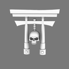 Cyber Samurai Back Pack Add On Shinto Arch D - Only-Games
