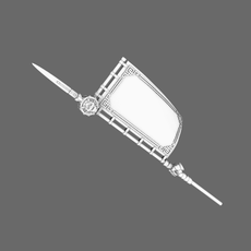 Cyber Samurai Sashimono Battle Flag RIGHT - Only-Games