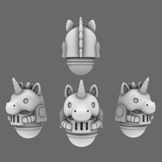 Pride Marines V7 Unicorn Marine Helmets Type A - Only-Games
