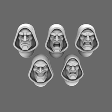 Space Knights V10 Hooded Exposed Heads Type A - Only-Games