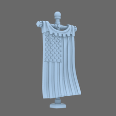 Patriotic Knights Old Glory Back Banner - Only-Games