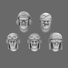 Patriotic Knights V10 Bomber Squad Heads - Only-Games