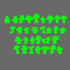 BWTF Scenics Mushroom Basing Items - Only-Games