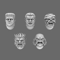 Pumpkin Lords V10K Monster Squad Heads - Only-Games