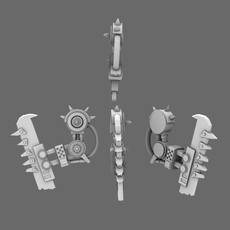 Space Orcs Robo Boyz Melee Arms LEFT - Only-Games
