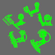 Space Orcs Robo Boyz Melee Arms LEFT - Only-Games