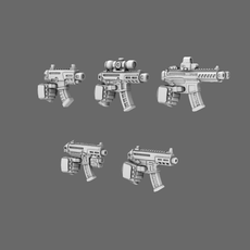 Space Knights MPX Style Pistol RIGHT - Only-Games