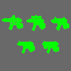 Space Knights MPX Style Pistol RIGHT - Only-Games