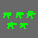 Space Knights MPX Style Pistol NOHAND - Only-Games