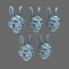 Mecha Furry V10K Bunny Mech Helmets - Only-Games