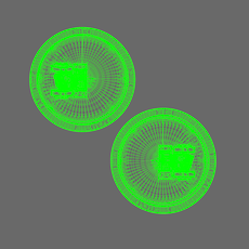 Space Knights Domed Shield Type A LEFT - Only-Games