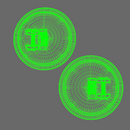 Space Knights Domed Shield Type A NOHAND