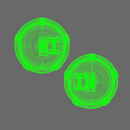 Space Knights Domed Shield Type B NOHAND