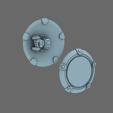 Space Knights Domed Shield Type B RIGHT - Only-Games