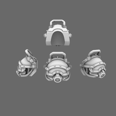 Space Knights V1 Exterminator Shoulder Pads Type B - Only-Games