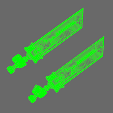 Space Knights Fantasy Cloud Sword RIGHT - Only-Games