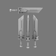 Space Knights Fantasy Cloud Sword NOHAND - Only-Games